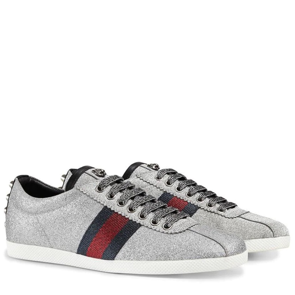 Gucci Wmns Web Sneaker 'Glitter Studs'